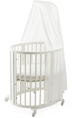Stokke Sleepi Mini Crib, Drape Rod & Mattress Bundle