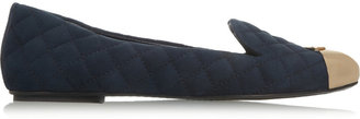 Tory Burch Kaitlin quilted suede slippers