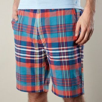 Nautica Red woven checked shorts