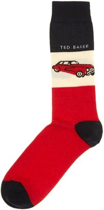 Ted Baker Men's Car print underwear and sock gift box