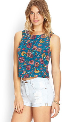 Forever 21 Down-To-Earth Buttoned Top