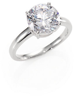Adriana Orsini Sterling Silver Solitaire Ring