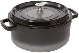 Linea Black Cast Aluminium Round Casserole Dish, 24cm