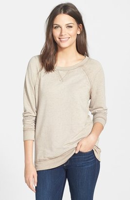 Caslon Burnout Sweatshirt (Regular & Petite)