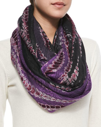 Michael Stars Tied-Over Tapestry Eternity Scarf, Gypsy