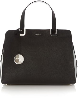 Calvin Klein Sofie black large bowling bag