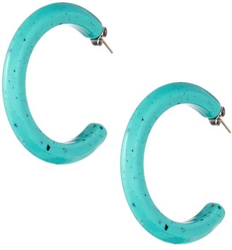 Gogo Philip Turquoise Hoop Earrings