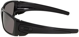 Oakley Fuel Celltm (Polished Black/Matte Black/Warm Grey Lens) Sport Sunglasses