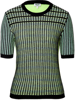 Kenzo Cashmere Textural Knit Top