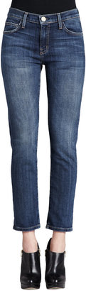 Current/Elliott The Fling Loved Faded Cropped Jeans