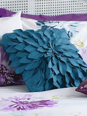 Coleen Suede Floral Cushion