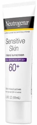 Neutrogena Sensitive Skin Sunscreen Broad Spectrum - SPF 60+ - 3 fl oz