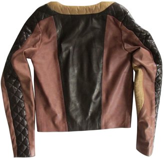 Heimstone Brown Leather Biker jacket