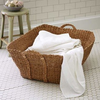 west elm Braided French Laundry Basket west elm Braided French Laundry Basket