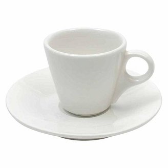 Maxwell & Williams White Basics Conical Demi Cup & Saucer, 100ml