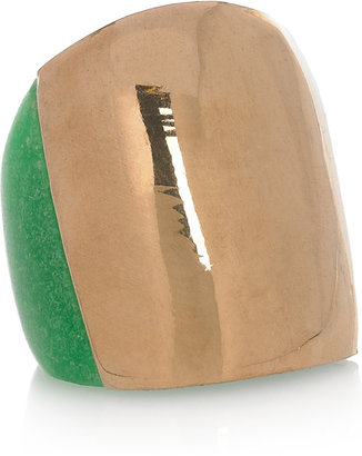 Marni Gold-tone and resin ring