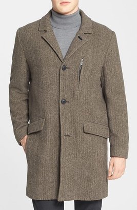 Marc New York 1609 Marc New York by Andrew Marc 'Holt' Herringbone Topcoat (Online Only)