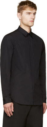 Calvin Klein Collection Black Classic Dress Shirt