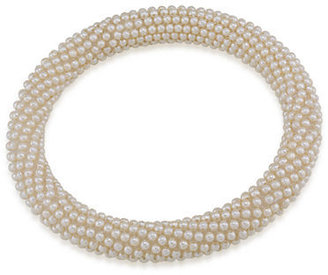 Carolee Picnic Pearls Bangle Bracelet