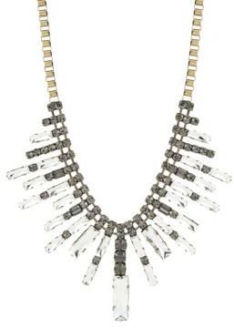 Lord & Taylor 424 FIFTH Fringe Necklace with Crystal Accents