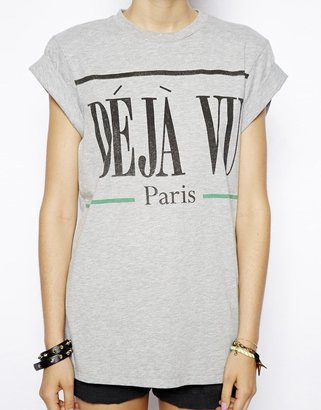 ASOS T-Shirt with Deja Vu Print
