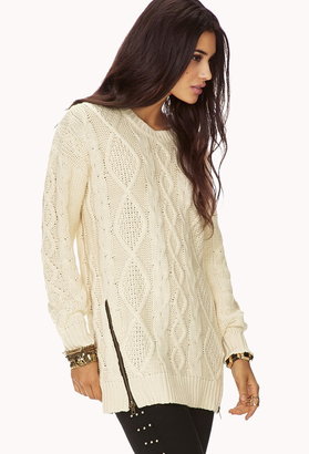 Forever 21 favorite cable knit sweater