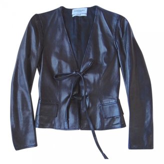 Yves Saint Laurent 2263 YVES SAINT LAURENT Black Leather Jacket