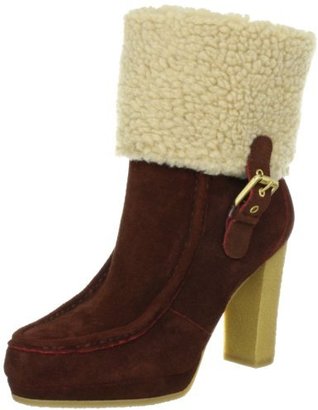 Cobb Hill Rockport  Courtlyn Fur Low Boot Ankle Boots Womens