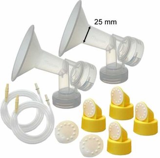 Medela Maymom Breast Pump kit for Lactina, Symphony, Older Pump in Style Advanced Pumps; 2 Breastshields, 4 Valves, 6 Membranes, Replacement parts for Breast Shield, Tubing, Valves and Membranes