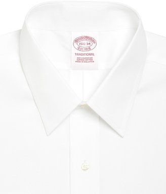 Brooks Brothers Traditional Relaxed-Fit Dress Shirt, Forward Point Collar