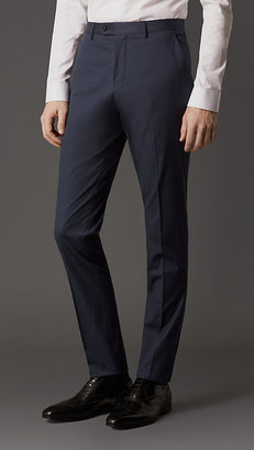 Burberry Slim Fit Cotton Trousers