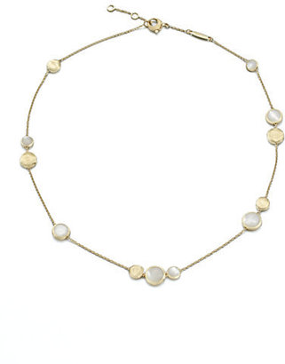 Marco Bicego Jaipur Resort Mother-Of-Pearl & 18K Yellow Gold Station Necklace