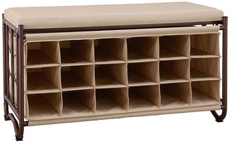 Organize It All Shoe Cubby Bench
