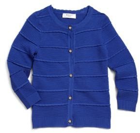 Milly Minis Girl's Tiered Ottoman Cardigan
