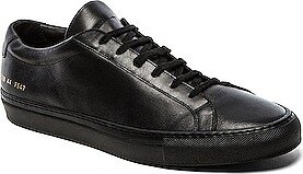 Common Projects Original Leather Achilles Low in Black