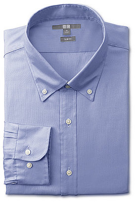 Uniqlo MEN Minimum Care Oxford Slim Fit Long Sleeve Shirt