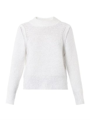 Sea Hand-knit mohair-blend sweater