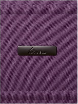 Linea Frameless pod purple 4 wheel soft large suitcase