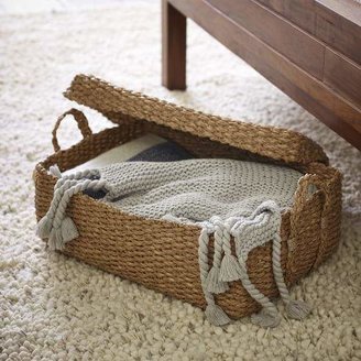 west elm Braided Underbed Bin With Lid
