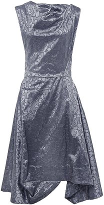 Vivienne Westwood Metallic Aztek Floral Dress