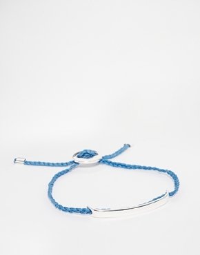 ASOS Lightweight Rope Bracelet - Blue