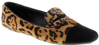 J.Crew Darby calf hair penny loafers