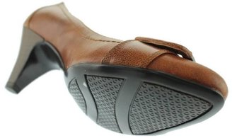 Alfani NEW Noble Brown Leather Buckle Heels Pumps Shoes 5.5 Medium (B,M) BHFO