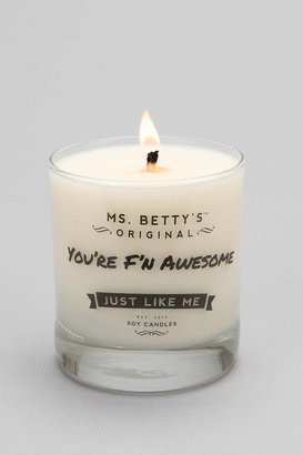 Urban Outfitters Ms. Bettys Original Glass Candle
