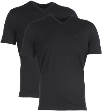 BOSS Brothers 01 Black V-Neck T-Shirt (Twin Pack)