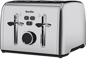 Breville Colour Notes 4 Slice Toaster - Polished Steel.
