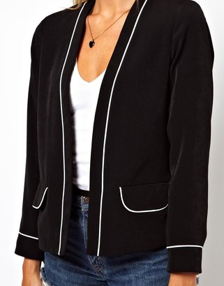 ASOS Blazer with Contrast Piping