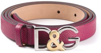 Dolce & Gabbana logo buckle belt