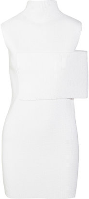 J.W.Anderson Banded ribbed stretch-jersey mini dress