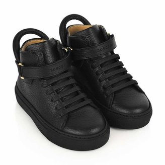 Buscemi BuscemiBlack Leather 100MM High Tops